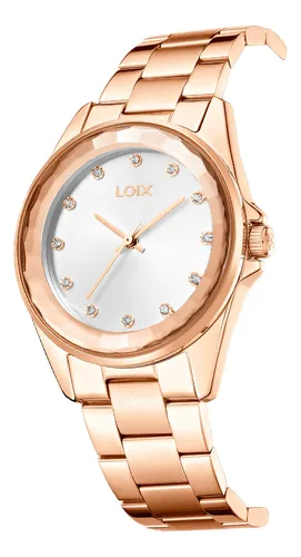 Reloj Loix Mujer Moderno/caja Redonda/cuarzo L1278-2