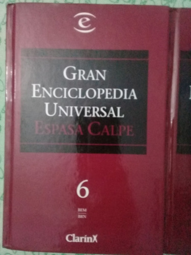 Gran Enciclopedia Universal Espasa Calpe Clarin Tomo 6y8 2x1