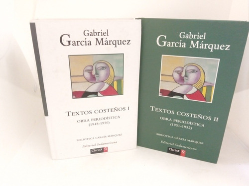 Textos Costeños 2 X 1 García Márquez. Sudamericana.(623)