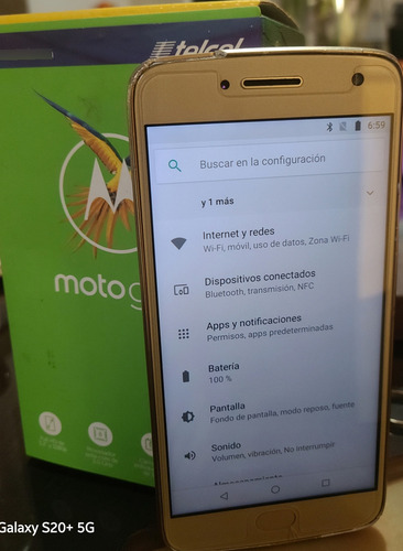 Moto G5 Plus 32 Gb Oro Fino 3 Gb Ram (Usado)