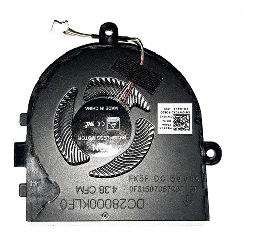 Ventilador P/dell Inspiron 3480 3481 5493 Vostro 3480 0wygk2