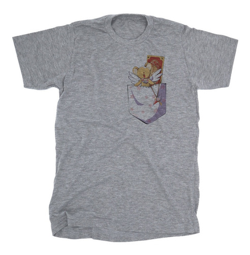 Playera Pocket Kero De Bolsillo Sakura Card Cap