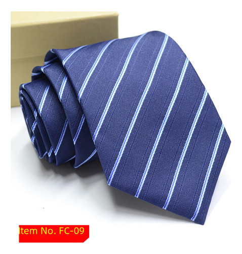 Corbata Casual De Negocios Unisex Con Rayas De Poliéster Y J