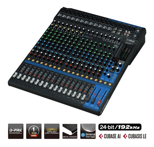 Consola Analogic Yamaha Mg20xu+efectos+20 Canal+gtia+6cuotas