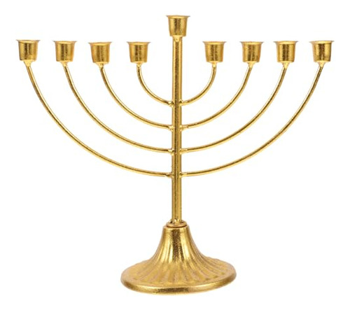 Stobaza Hanukkah Menorah Candelero 9 Ramas Velas Judías Pal