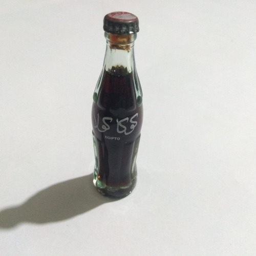 Coca Cola Egipto Botella De Vidrio Mini 