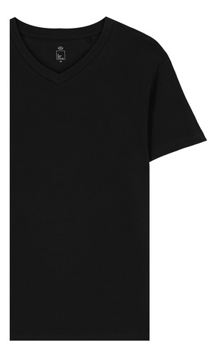 Playera Manga Corta Sólida Cuello V De Hombre C&a (3002871)