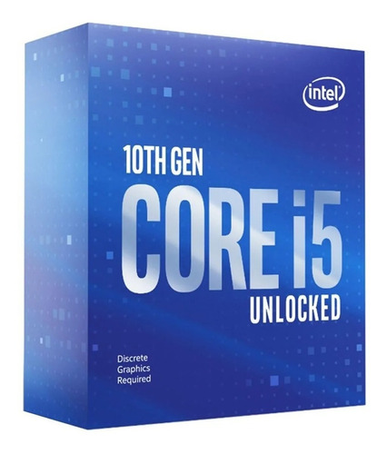 Cpu Intel Core I5 10600kf S1200 S/fan S/video 10ma- Lich