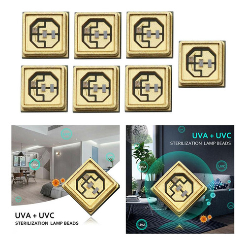 7pcs 270nm 280nm Uvc Led Smd 3535 Uv Led Lâmpada De Diodo