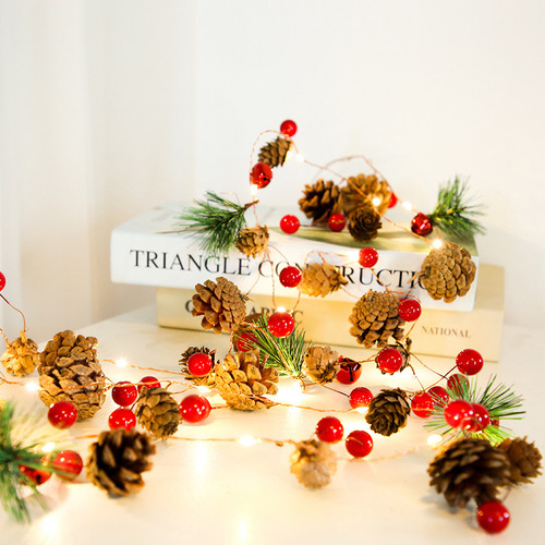 Cadena De Luces Led Navideñas Para Decoración En Forma De Co