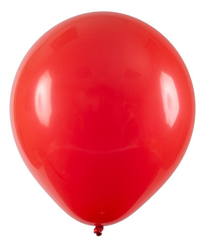 Balão Redondo Profissional Liso - Cores - 5  12cm - 50 Un. Cor Vermelho