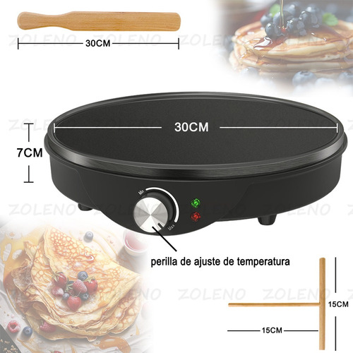 New Crepera Eléctrica Antiadherente Duradera De Calidad