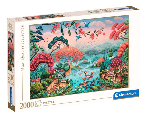 Puzzle 2000 Piezas Clementoni - The Peaceful Jungle