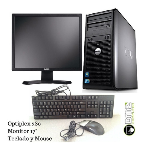 Imagen 1 de 7 de Computador Dell Optiplex 380 Con Monitor 17 Teclado Mouse