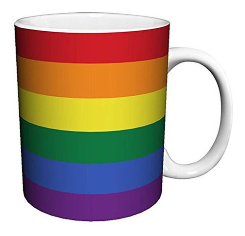 Orgullo Gay Bandera Del Arco Iris Decorativo Regalo De Cerám