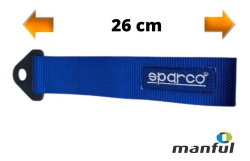 Imagen 3 de 7 de Cinta Gancho Remolque Sparco Tuning Universal Colores