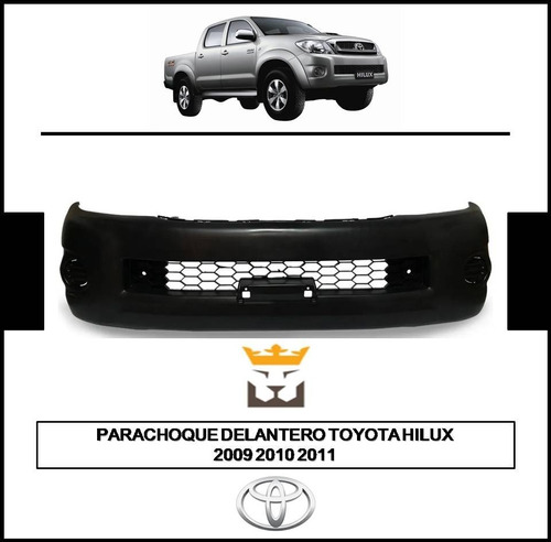 Parachoque Delantero Toyota Hilux 2009 2010 2011