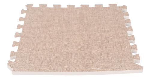 Alfombrilla De Espuma Puzzle, De Algodón Y Lino, Entrelazada