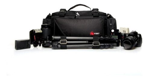 Bolsa Case Oceanic Iii Equip.diversos Cannon Nikon Sony,t2 Cor Preto