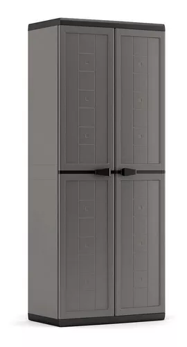 Keter Armario de jardín Patio Store (140 x 73,6 cm, Plástico, Gris