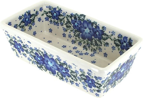 Blue Rose Polaco Ceramica Melanie Pequeño Panadero