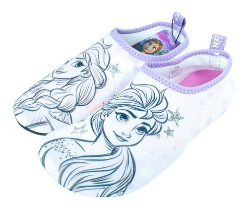 Imagen 4 de 4 de Aqua Shoes Niña Frozen Disney Blanco Moletto