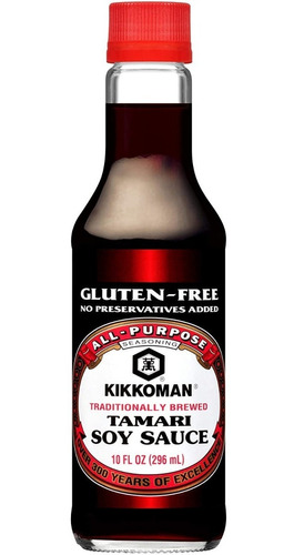 Salsa De Soya Tamari Gluten Free Kikkoman 296ml Importada 