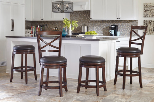 Banco Elegande De Madera Para Barra De Cocina O Mesa