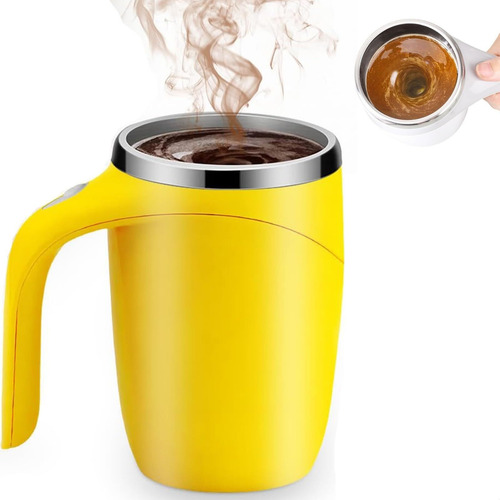 Taza Café Agitación Magnética Automática 380 Ml Recargable