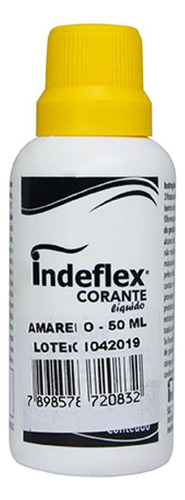Corante Indeflex Amarelo 50ml - Kit C/12 Unidades