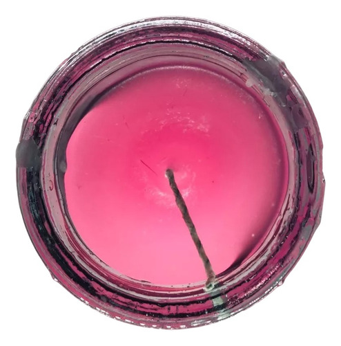 Veladora De Color Rosa Lisa 10 Piezas