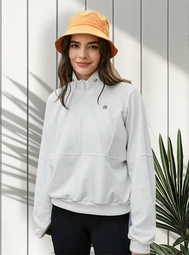 Buzo Chaqueta Deportiva 100% Poliester Blanco Ref. 6050
