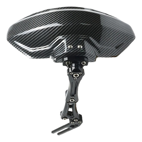 Guardabarros De Rueda Trasera Universal 360 ° Rotación Negro