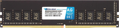 Astra-gear 8gb(1x8gb) 3200mhz Ddr4 Sin Búfer Actualización