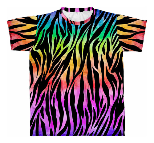 Camiseta Zebra  Estampa  Animal Print Color