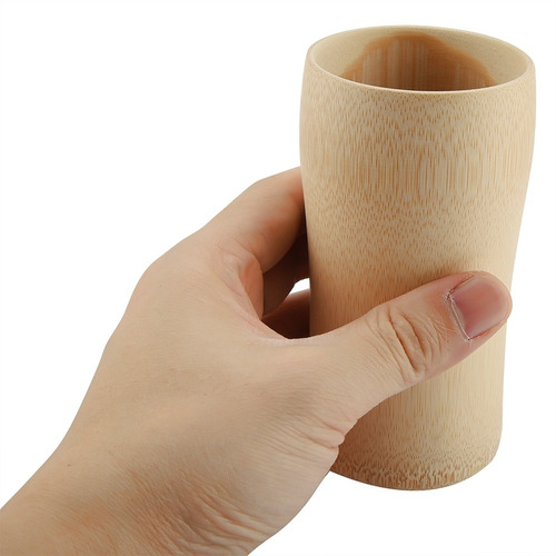 Vaso De Madera De Bambú Natural Para Té, Vasos De Cerveza Y
