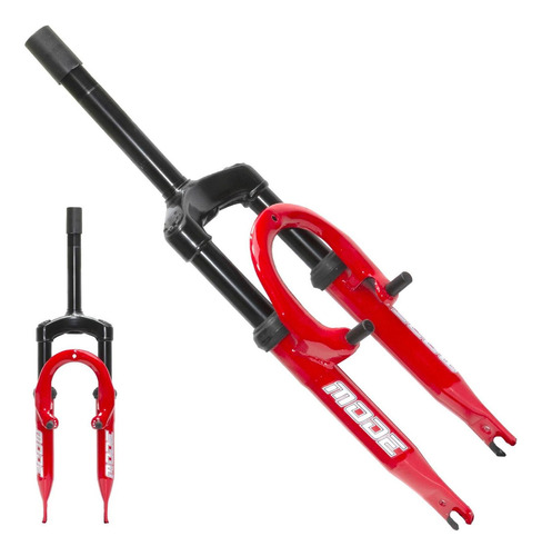 Garfo Suspensão De Bike Aro 20 Standard 21,1mm Mode Vermelho