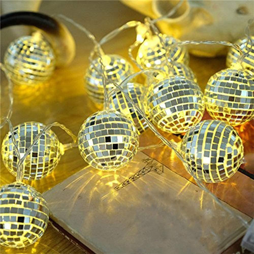 20 Led Disco Ball Mirror Led Party Light String Linternas 