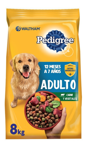Pedigree Alimento Seco Perro Adulto Carne Y Vegetales 8kg