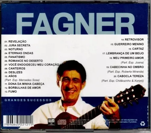 Letra da música Deslizes - Fagner