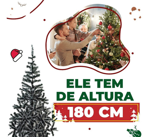 Árvore De Natal Pinheiro Verde 180cm Grande E Cheia | Frete grátis Árvore De Natal Pinheiro Verde 180cm Grande E Cheia | Frete grátis