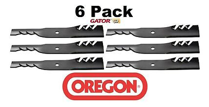 6 Pack Oregon 96-308 Mower Blade Gator G3 Fits John Deer Qbb