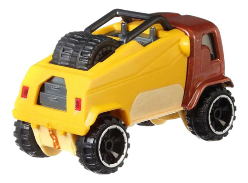 Carro/camioneta En Miniatura Mattel Character 2025 1:64 Color Amarillo