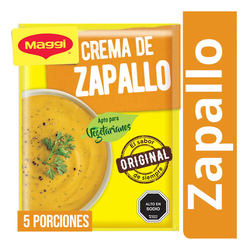 Crema Maggi Sabor Zapallo 54gr (3 Unidad) Super