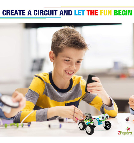 Kit De Ciencia Robótica Stem Para Niños De 8-12 Años