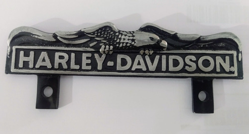Imagem 1 de 3 de Moldura Decorativa Em Alumínio Para Harley Davidson.