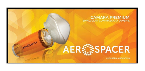 Imagen 3 de 4 de Aerocamara Aerospacer Juvenil Tipo Aerochamber - Naranja