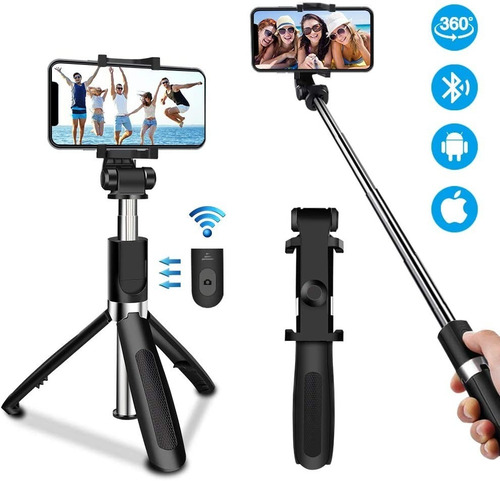 Monopod Selfie Stick Trípode Bluetooth Con Control Remoto