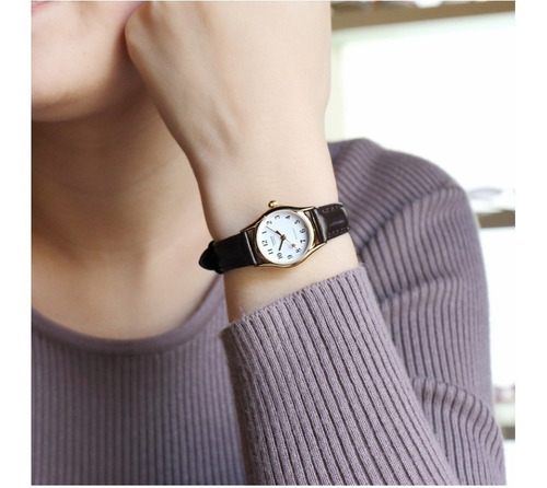 Reloj Dama Casio Enticer Ltp-1094q-7b1 Análogo Correa Piel