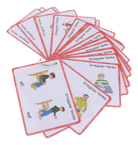 Flashcards Que Almacena Verbos Irregulares - 24 Piezas